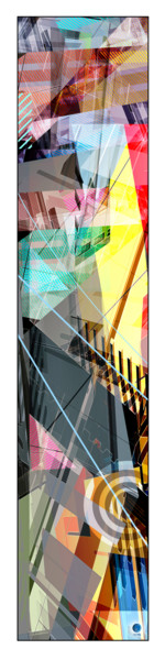 Digital Arts titled "Abstrapolis D17" by Christophe Martel (zenn), Original Artwork, 2D Digital Work