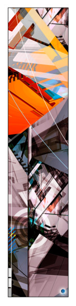 Digital Arts titled "Abstrapolis D18" by Christophe Martel (zenn), Original Artwork, 2D Digital Work
