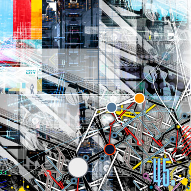 Digital Arts titled "complexcity-04" by Christophe Martel (zenn), Original Artwork, 2D Digital Work