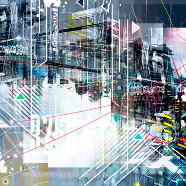 Grafika cyfrowa / sztuka generowana cyfrowo zatytułowany „trashpolis” autorstwa Christophe Martel (zenn), Oryginalna praca
