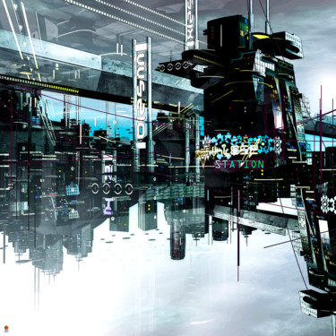 Arts numériques intitulée "station29.jpg" par Christophe Martel (zenn), Œuvre d'art originale, Modélisation 3D