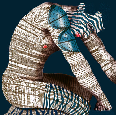 Warrior 12 Digitale Künste mit dem Titel "Warrior 12" von Christophe Szkudlarek, Original-Kunstwerk, Foto-Montage