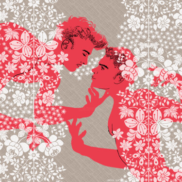 Arts numériques intitulée "Couple" par Christophe Szkudlarek, Œuvre d'art originale, Travail numérique 2D