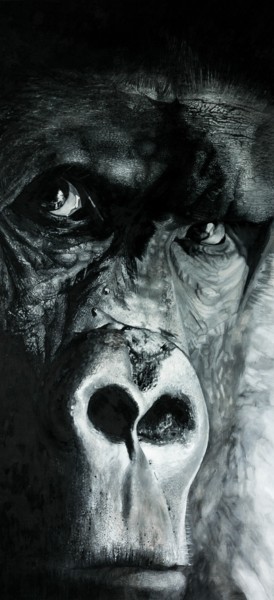 Картина под названием "More than mind" - Cubinsart, Подлинное произведение искусства, Масло