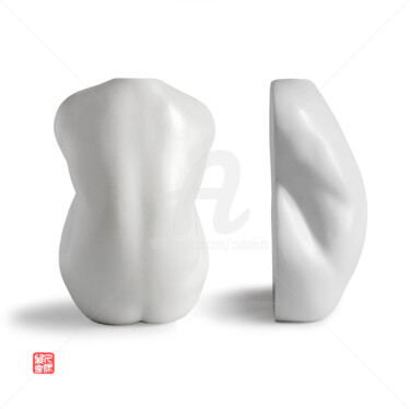 Digital Arts titled "#back #man #ceramic" by Cuboism Art Design Kuboizumuatodezain, Original Artwork, 3D Modeling