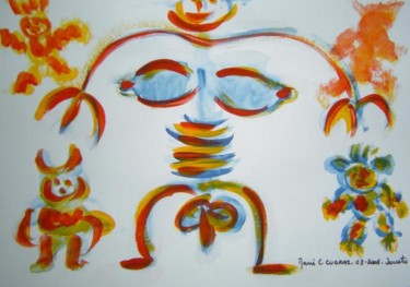 Dessin intitulée "03-2006 - JOUETS -…" par Marie C. Cudraz, Œuvre d'art originale