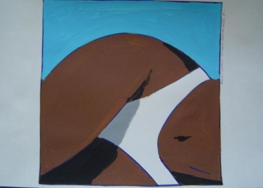 Peinture intitulée "03-2006 - BAIN DE S…" par Marie C. Cudraz, Œuvre d'art originale, Huile