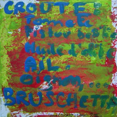 Dessin intitulée "09-2006 - SERIE CRO…" par Marie C. Cudraz, Œuvre d'art originale