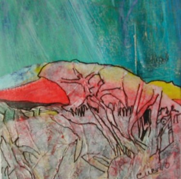Peinture intitulée "Le canard dort" par Cuervo, Œuvre d'art originale