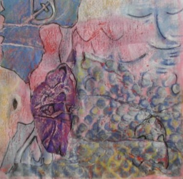 Peinture intitulée "Le chat et la croix" par Cuervo, Œuvre d'art originale