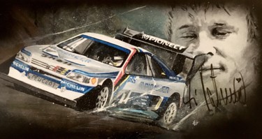 Pittura intitolato "405 T 16 Pikes peak…" da Yvan Courtet, Opera d'arte originale, Acrilico