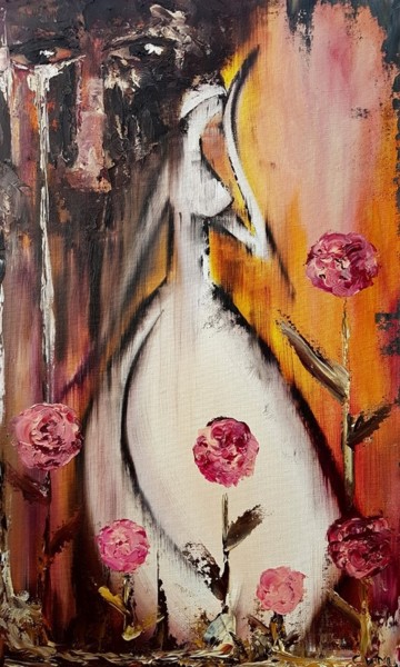 Painting titled "feminite20.jpg" by Caroline Cvm, Original Artwork