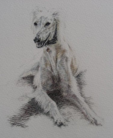 Drawing titled "Sparky" by Claire Wallis, Original Artwork