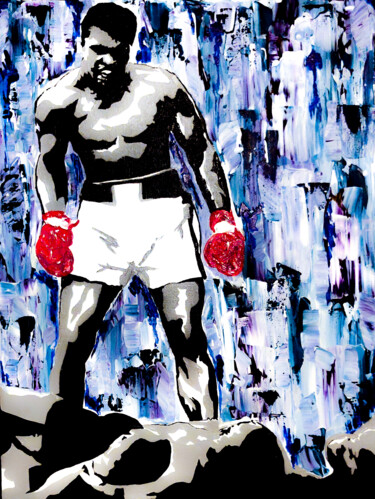 Картина под названием "The Rumble in the J…" - William Chemin, Подлинное произведение искусства, Акрил