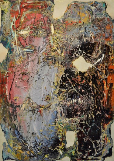 제목이 "JUDITH ET HOLOPHERN…"인 미술작품 Cy Pavel로, 원작, 기름 나무 들것 프레임에 장착됨