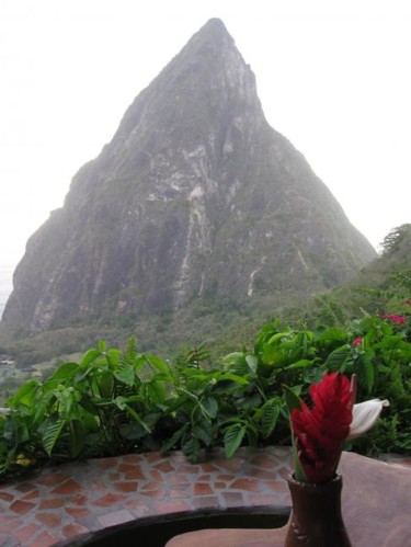 Photography titled "Grand Pitons" by Cynthia Brown Yackenchick, Original Artwork