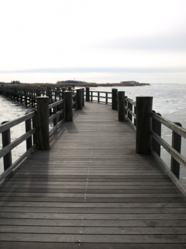 Photography titled "The Boardwalk" by Cynthia Brown Yackenchick, Original Artwork