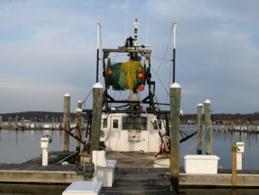 Photography titled "Fishing Boat" by Cynthia Brown Yackenchick, Original Artwork