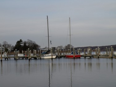 Photography titled "Sail Boats at the D…" by Cynthia Brown Yackenchick, Original Artwork