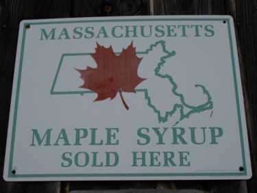 Photography titled "Maple Syrup For Sale" by Cynthia Brown Yackenchick, Original Artwork