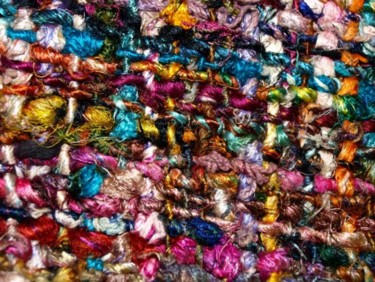 Photography titled "Colorful Fabric" by Cynthia Brown Yackenchick, Original Artwork