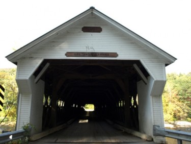 Photography titled "Dummerston Bridge 1…" by Cynthia Brown Yackenchick, Original Artwork