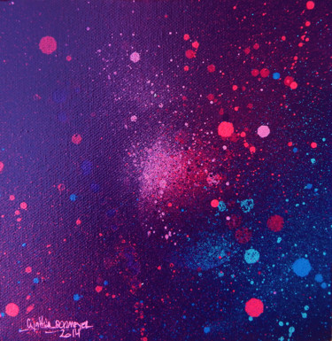 Malarstwo zatytułowany „Galaxie 02” autorstwa Cynthia Dormeyer, Oryginalna praca, Akryl