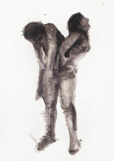 (Untitled III) Cleavage Pittura intitolato "(Untitled III) Clea…" da Cynthia Gregorova, Opera d'arte originale, Acrilico