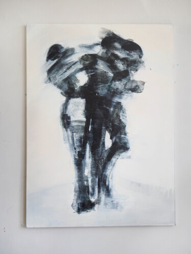 Pintura titulada "Untitled 5 (Cleavag…" por Cynthia Gregorova, Obra de arte original, Oleo Montado en Bastidor de camilla de…
