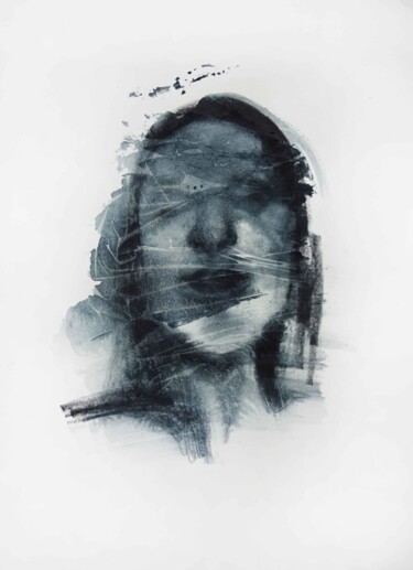 Рисунок под названием "Untitled 2 (It´s ju…" - Cynthia Gregorova, Подлинное произведение искусства, Акварель