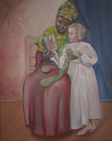Peinture intitulée "Tribute to African…" par Cyril Harris, Œuvre d'art originale, Huile