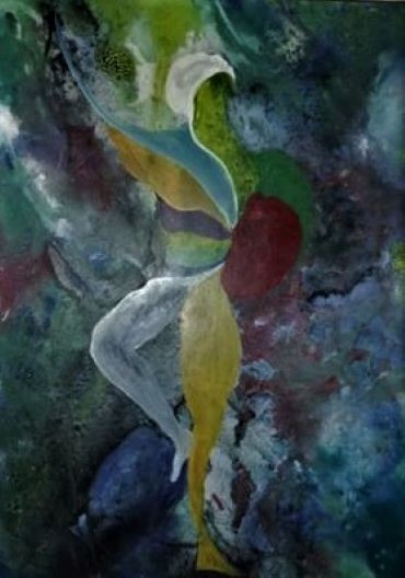 Painting titled "en vie" by Cyril Lagorce, Original Artwork, Acrylic