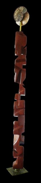 Sculpture titled "SHINAR" by Cyril Margouillat, Original Artwork, Wood