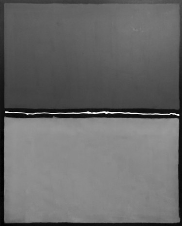 Malerei mit dem Titel "Sea Of Darkness" von Cyril Walker, Original-Kunstwerk, Emaille