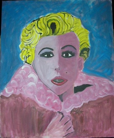 Peinture intitulée "C'était Marilyn" par Cyrus, Œuvre d'art originale, Huile