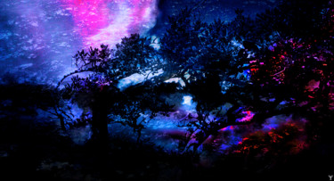 Arts numériques intitulée "MAGIC TREE" par Cyzz0r, Œuvre d'art originale