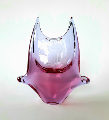 "Artisitc vase- Milo…" başlıklı Design Czech Art Glass tarafından, Orijinal sanat, Masa Sanatı