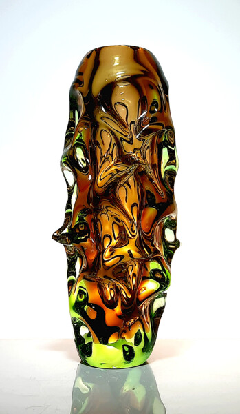 Design intitolato "Artisitc Vase, larg…" da Czech Art Glass, Opera d'arte originale, Tavola arte