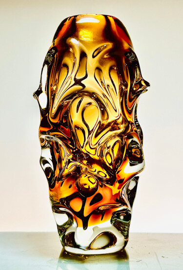 Diseño titulada "Artisitc Rare  Vase…" por Czech Art Glass, Obra de arte original, Accesorios