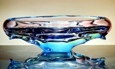 Design intitolato "Jan Beranek-Rare 3…" da Czech Art Glass, Opera d'arte originale, Tavola arte