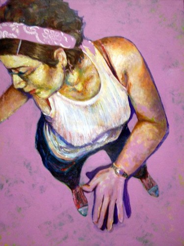 Painting titled "Dancing Like A Monk…" by Christina Zuloaga, Original Artwork