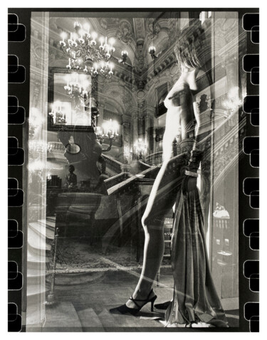 Fotografia intitulada "Rêverie... #3" por D-A Woisard, Obras de arte originais, Fotografia de filme Montado em Cartão