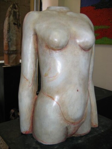 Sculpture intitulée "Nudino" par D'Ambros Aferrigno, Œuvre d'art originale
