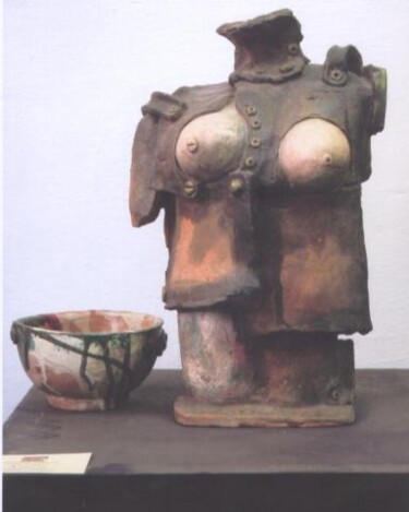 Sculpture intitulée "body seno" par D'Ambros Aferrigno, Œuvre d'art originale
