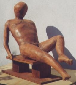 Sculpture intitulée "FIGURA" par D'Ambros Aferrigno, Œuvre d'art originale