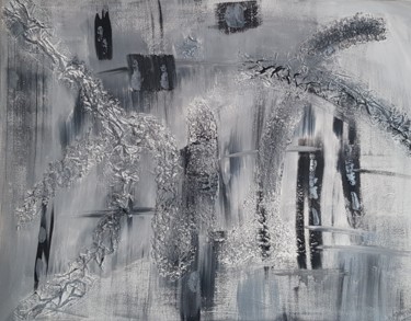 Pittura intitolato "urban rain" da Dorothée Dhaussy, Opera d'arte originale, Acrilico