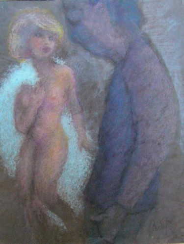 Pintura titulada "EL HOMBRE QUE DESNU…" por D Duval, Obra de arte original