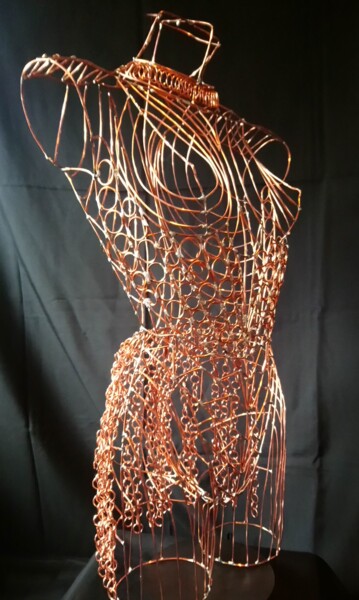 Skulptur mit dem Titel "Danseuse" von D.S.A.Rt, Original-Kunstwerk, Metalle