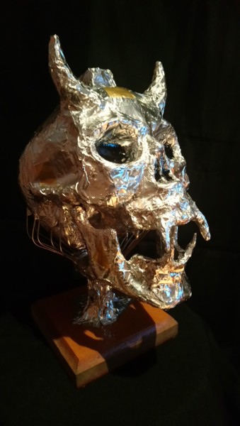 Sculpture titled "Diablo" by D.S.A.Rt, Original Artwork, Metals