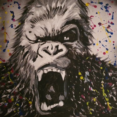 Painting titled "The Kong" by D.S.A.Rt, Original Artwork, Acrylic